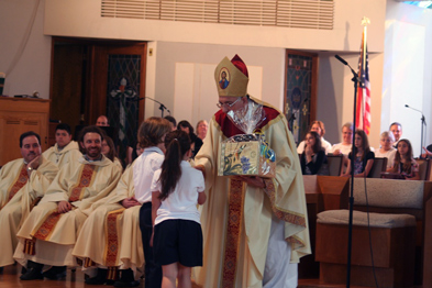 Children Gifts to Bishop