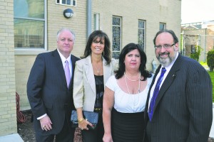 HeartShare named two residential home care programs for, from left, Craig and Susan Eaton and Laura and Joseph Caruana.