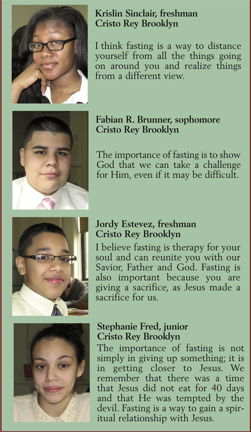 Youth Views from Cristo Rey  Brooklyn High School, Bushwick: Krislin Sinclair, freshman; Fabian R. Brunner, sophomore; Jordy Estevez, freshman; Stephanie Fred, junior