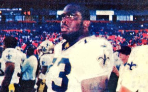 Tyree Allison is pictured in his New Orleans Saints uniform in 1999. (Photo courtesy Tyree Allison)