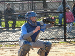 Sean frames a pitch. (Photo by Jim Mancari)