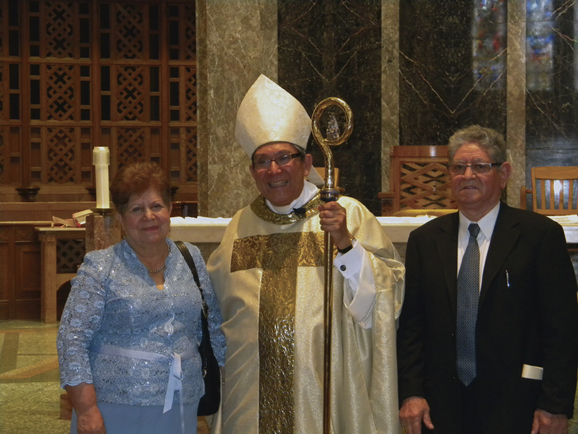 Rosa and Segundo Arizaga married 50 years from Our Lady of the Snows parish, North Floral Park.