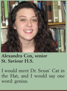 Alexandra Cox, senior, St. Saviour H.S.