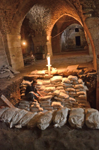 Israeli archaeologists have restored a 2,000-bed Crusader-era hospital in the Old City of Jerusalem. Dating to the 11th century, the hospital was operated by members of the order dedicated to St. John the Baptist and known as the Knights Hospitallers, precursors to the Rome-based Knights of Malta. The Hospitallers treated pilgrims of all faiths making their way to Jerusalem, according to historical documents. (CNS photo/Yoli Shwartz, courtesy of Israel Antiquities Authority)