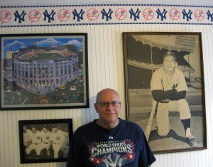 Richie Chappetto in his "Yankee room" in his Casselberry, Fla., home.
