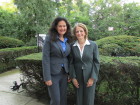 Fontbonne Hall’s new leadership team consists of Mary Ann Spicijaric, left, principal, and Gilda King, associate principal.