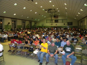 Over 800 coaches attended the CYO Coaches' Workshop (Photo by Jim Mancari)