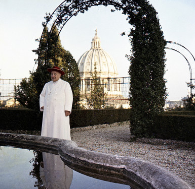 Pope John XXIII pictured in Vatican Gardens