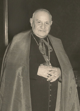 Angelo Giuseppe Roncalli, the future Pope John XXIII, pictured in undated photo