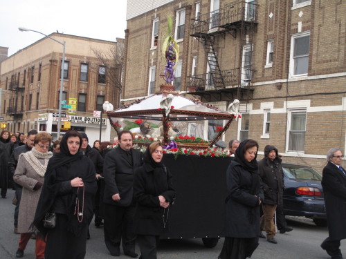 procession with corpse
