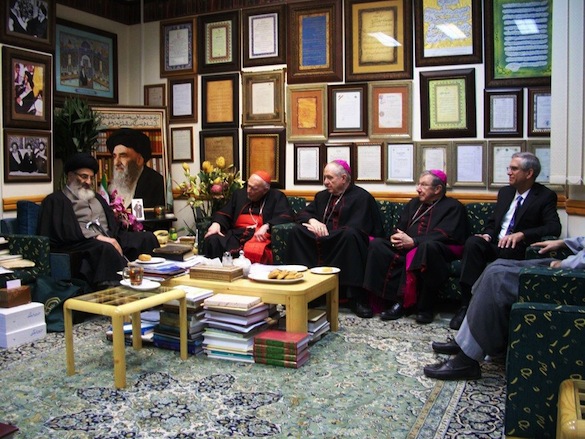 U.S. bishops meet in the Ayatollah Marashi Najafi Library