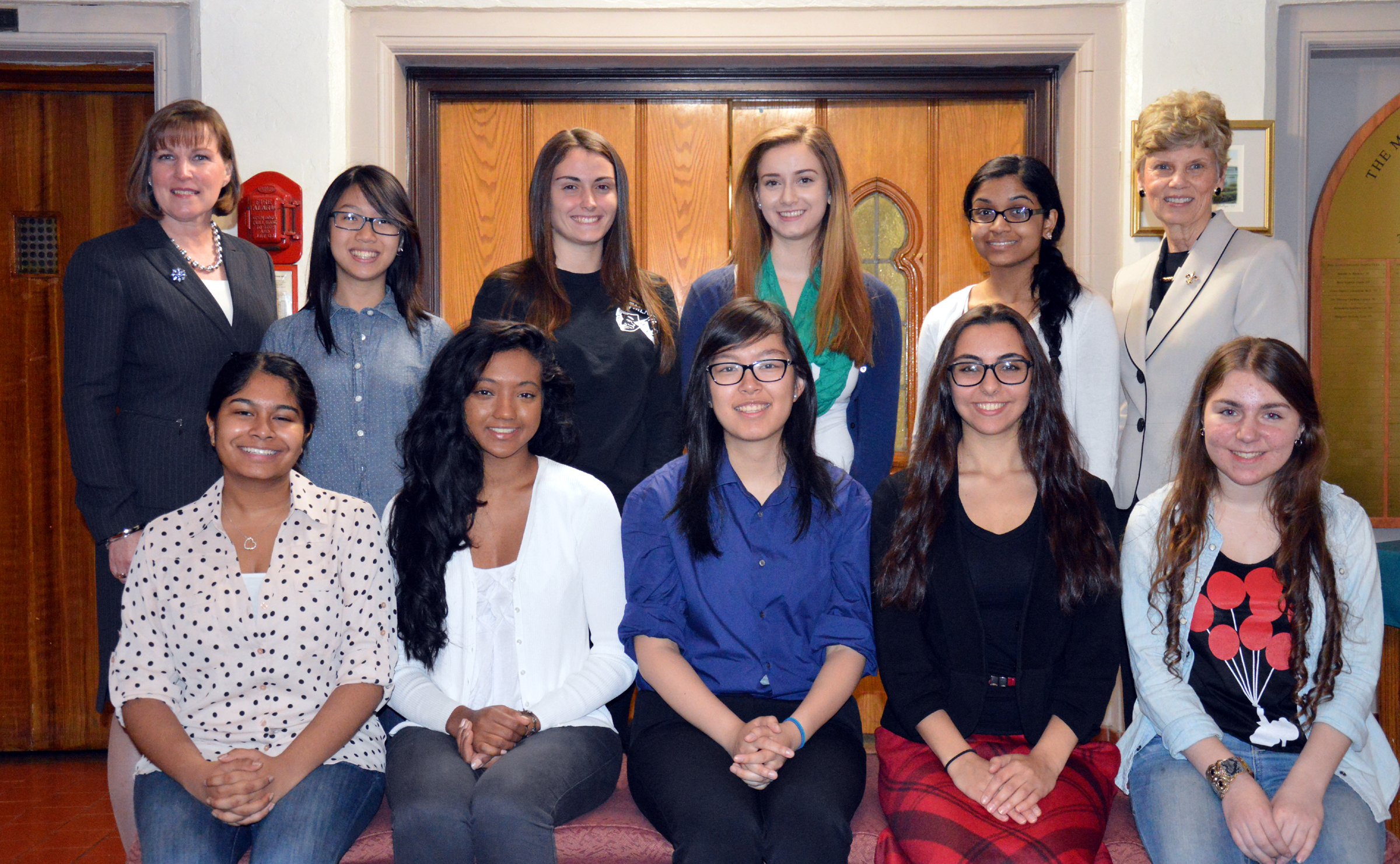 Pictured are The Mary Louis Academy seniors accepted to the prestigious program: Judith Lao, Victoria Fernandez, Claire Loredan, Christina Thomas,  Violetta Saldanha, Nicole Pereira, Jolie Chow,  Julia Canzoneri and Victoria Maxham.While at Laboure, she has gained many skills needed to become an independent and active member of her community.   Throughout her years at Laboure, Walters has volunteered as a teacher’s assistant at many different elementary schools in Brooklyn. She was also a camp counselor at a sleep-away camp that she attended.   After graduation, Herone is looking forward to working at a day care center and will be going to Job Path and the YAI Network to learn more skills needed to advance in her life and career. 