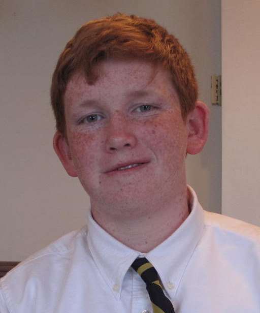Owen Comer, eighth grade Genesis at Xaverian