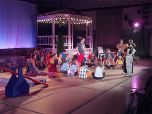 The cast of “Godspell” is preparing for final performances this weekend at St. Gregory the Great parish, Bellerose.