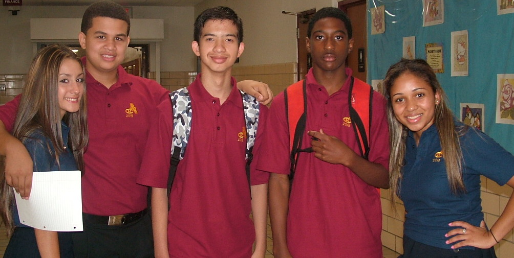 Christ the King seniors personally welcomed freshmen to their new school.