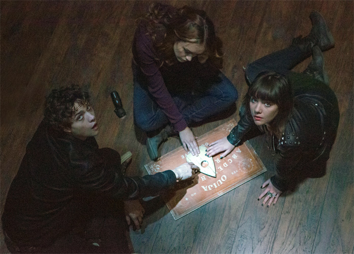 Douglas Smith, Olivia Cooke and Ana Coto star in a scene from "Ouija."
