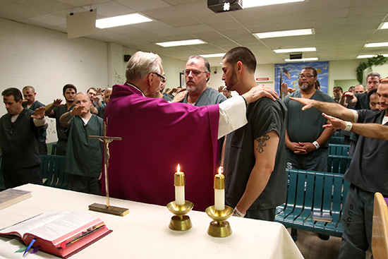 Ash Wednesday Mass at Suffolk County Correctional Facility