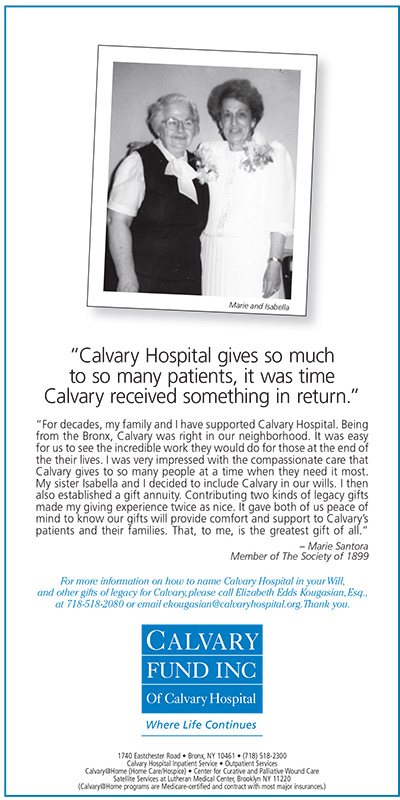 Calvary Funding of Calvary Hospital