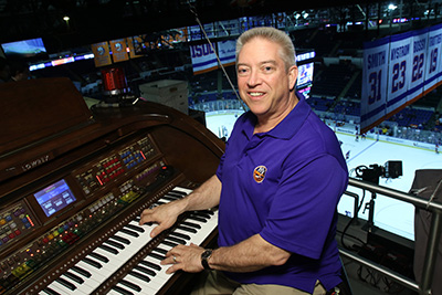 Paul Cartier Yankees Islanders organist