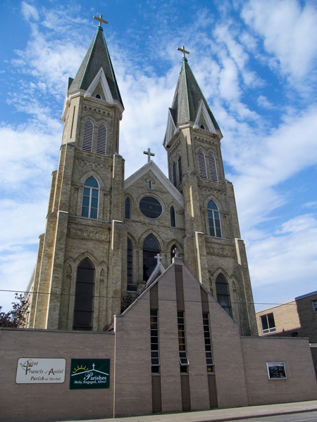 In this June 23, 2012 file photo, the Marshall worship site of St. Francis of Assisi Parish in Manitowoc, Wisconsin, is one of three former parish churches now used by the single city-wide St. Francis. (CNS photo/Patricia Zapor) 