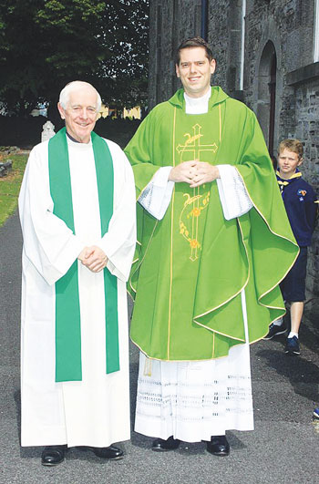 Father Jim Lynch and the Parish of the Assumption in Kentstown, County Meath, gave newly ordained Father Christopher Heanue the warmest of welcomes when he visited in August.