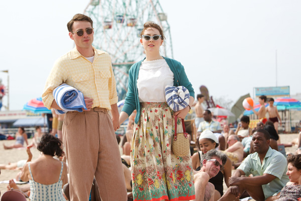 Emory Cohen and Saoirse Ronan star in a scene from "Brooklyn."