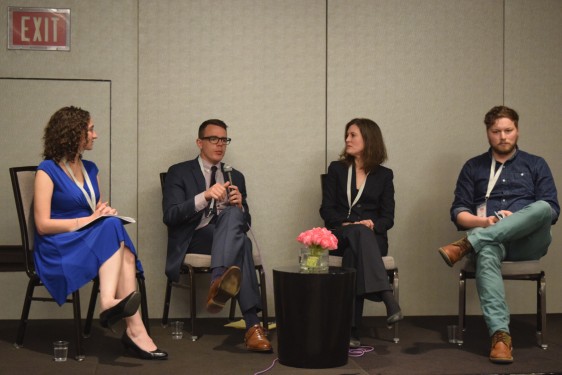 Journalist Michael O'Loughlin and other experts discuss a conversation on the digital front to reach "the millennial mind."