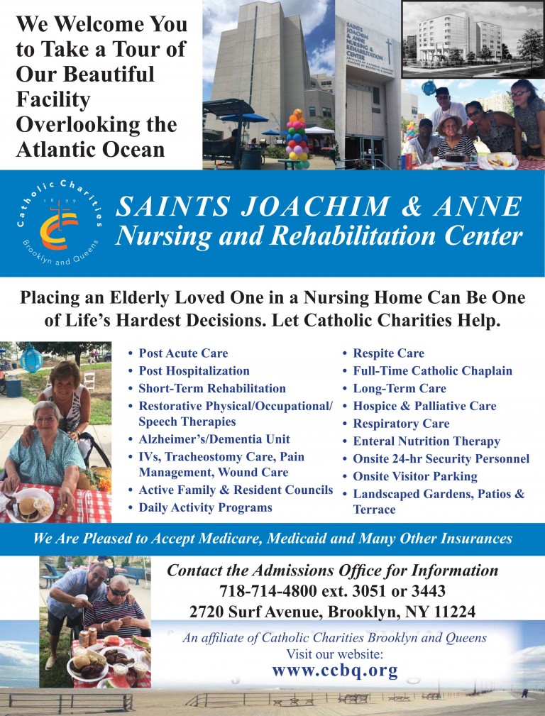 Sts. Joachim and Anne Nursing and Rehabilitation Center The Tablet