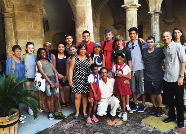Last month, St. Edmund Prep students and teachers traveled to Havana, Cuba, above, for a week of outreach and service. (Photos courtesy St. Edmund Prep)