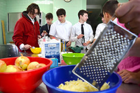 A Cooking Club For All Seasons at Holy Cross High School