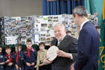Lithuanian Parish Welcomes Former National Leader