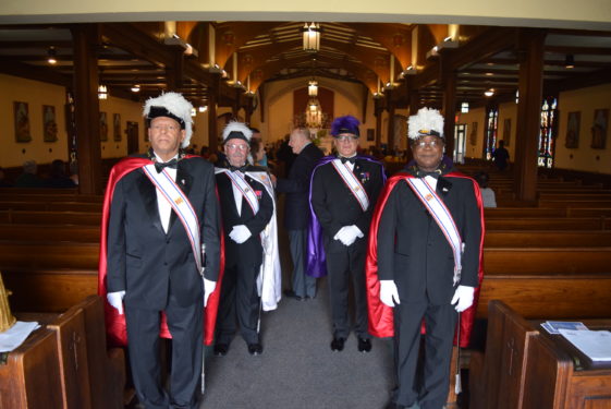 Members of Knights of Columbus Rockaway Msgr. Burke Council