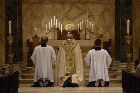 Bishop Leads Faithful in Praying for Vocations