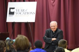 Bishop’s School Visit Encourages Vocations