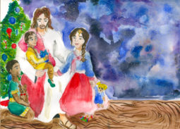 Christmas Art Contest Winners Express Messages of Unity, Love