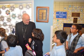 Bishop Massa Visits Floral Park School