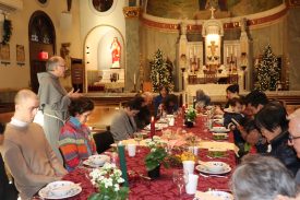 Parish Eats Together and It Also Prays Together