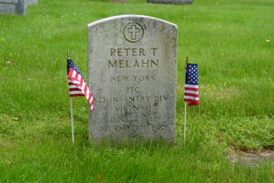 Pvt. Peter T. Melahn, who died serving his country in Vietnam.