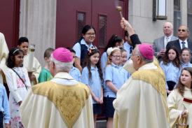 Feast Day Blessings in Flushing  For Renovated Church, School