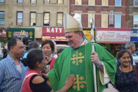 Cardinal Makes Pastoral Visit to Sunset Park