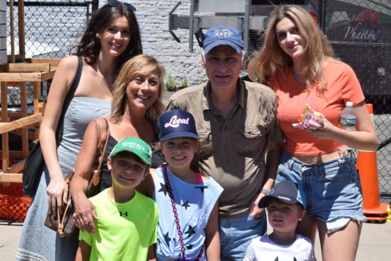 Michael Barancato has been going to the feast for over 60 years and this year was joined by all his grandchildren.