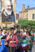 Pride and Procession for Padre Pio in Williamsburg