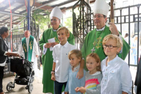 Vatican Nuncio Visits French Catholics in Cobble Hill