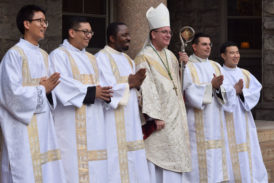 New Deacons on The Way to Priesthood