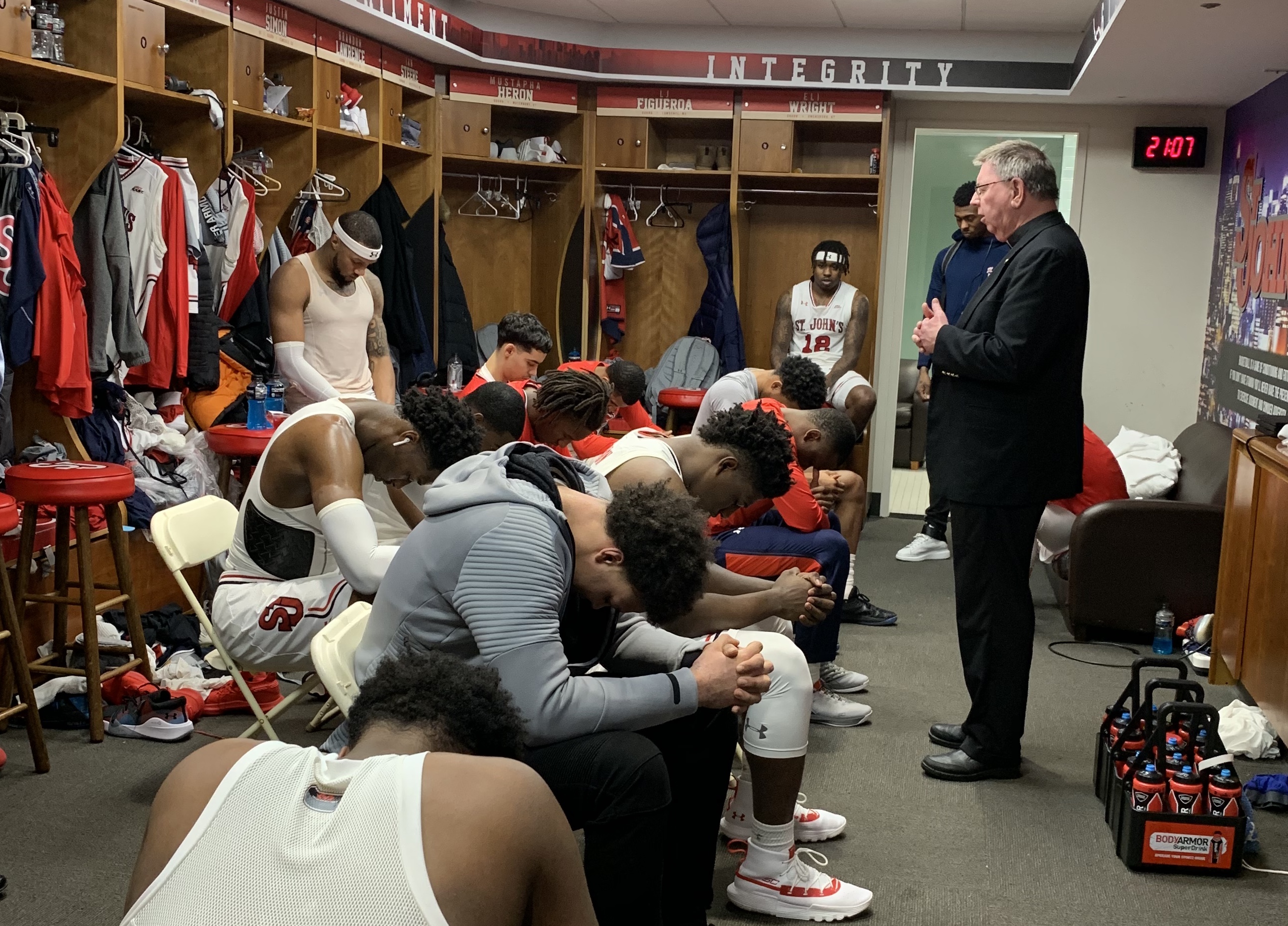 St. John’s Priest Is a ‘Rock’ for Athletes The Tablet