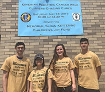 Xaverian Walks the Talk for Pediatric Cancer
