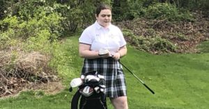 Freshman Golfer Etched in Holy Cross History