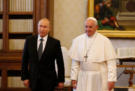 POPE MEETING PUTIN VATICAN