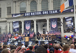 Women’s World Cup Champs Inspire Local Catholic Youth Soccer Players
