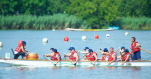 Breast Cancer Survivor from Queens Paddles for a Cure